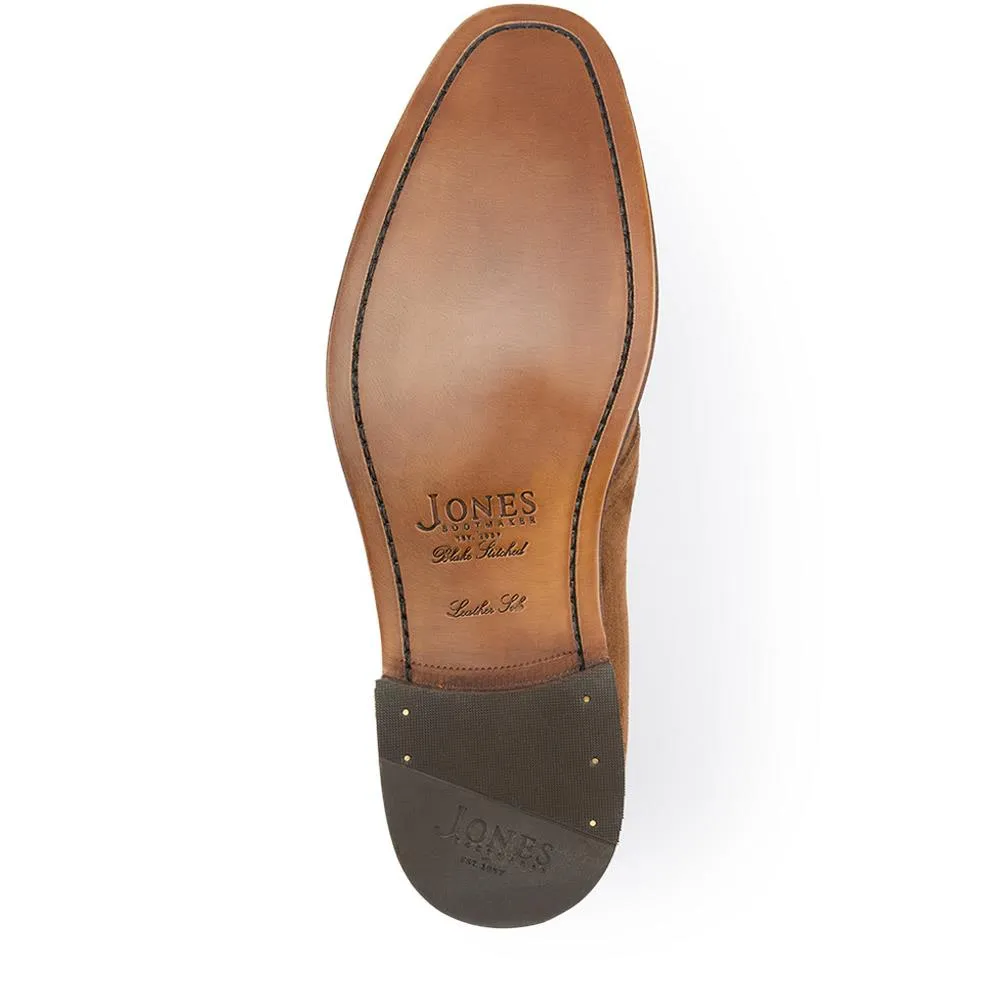 Campbell Blake Stitched Suede Desert Boots - CAMPBELL / 321 132 - Tobacco Suede sold by Jones Bootmaker product image thumbnail 4