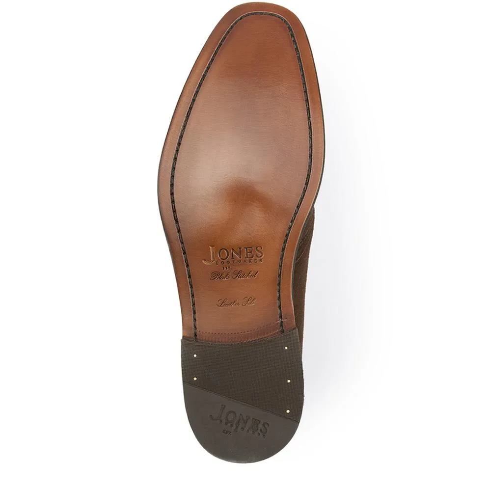 Campbell Blake Stitched Suede Desert Boots - CAMPBELL / 321 132 - Brown Suede sold by Jones Bootmaker product image thumbnail 4