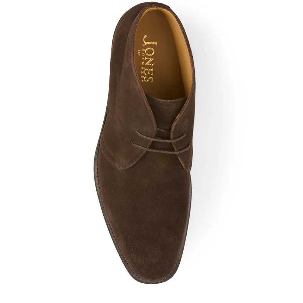 Campbell Blake Stitched Suede Desert Boots - CAMPBELL / 321 132 - Brown Suede sold by Jones Bootmaker product image thumbnail 5