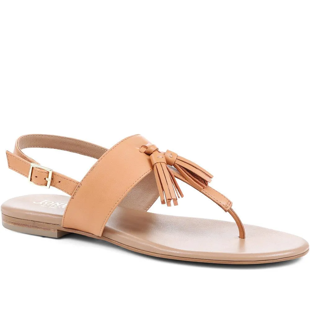 Lizabeth Leather Thong Sandals - LIZABETH / 323 350 - Tan sold by Jones Bootmaker product image thumbnail 2