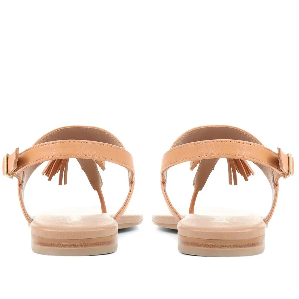 Lizabeth Leather Thong Sandals - LIZABETH / 323 350 - Tan sold by Jones Bootmaker product image thumbnail 3