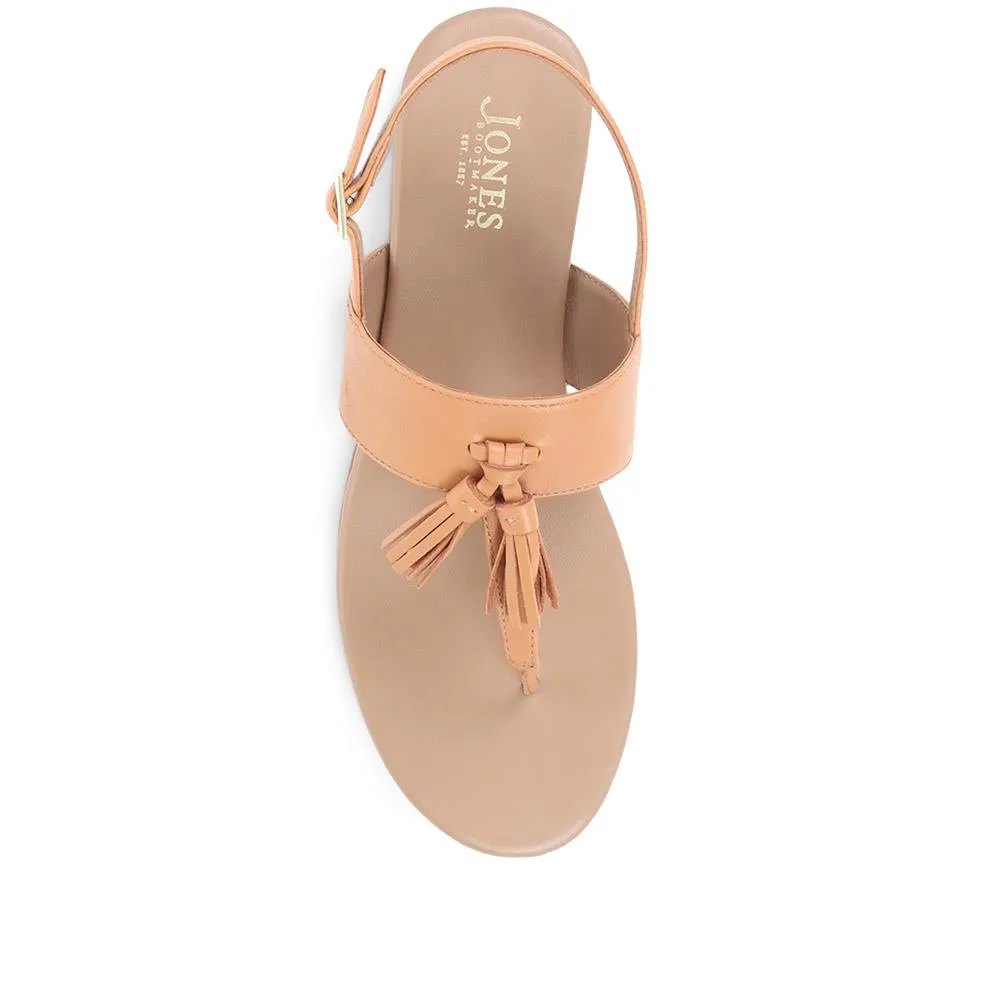 Lizabeth Leather Thong Sandals - LIZABETH / 323 350 - Tan sold by Jones Bootmaker product image thumbnail 4