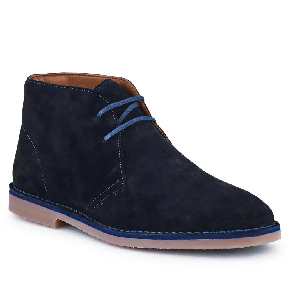 Desert1 Leather Chukka Boots - DESERT1 / 325 926 - Navy Suede sold by Jones Bootmaker product image thumbnail 2