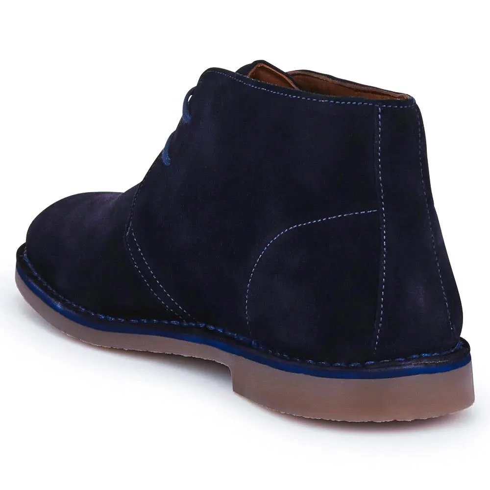 Desert1 Leather Chukka Boots - DESERT1 / 325 926 - Navy Suede sold by Jones Bootmaker product image thumbnail 3