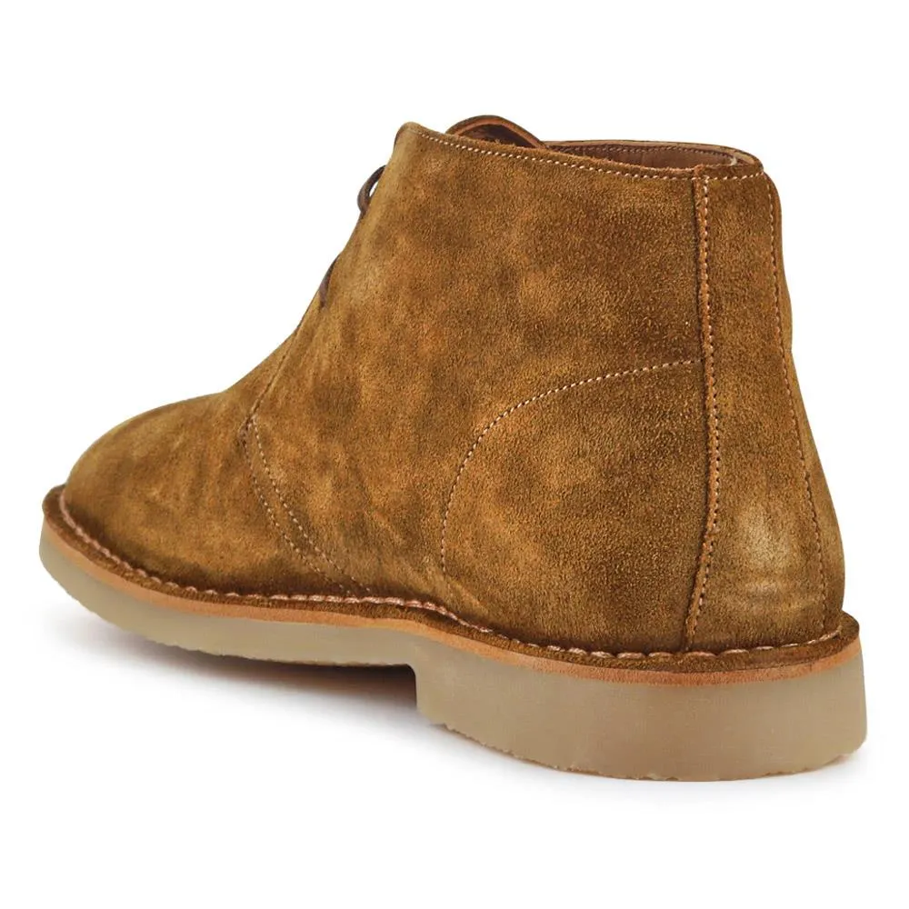 Desert1 Leather Chukka Boots - DESERT1 / 325 926 - Tan Suede sold by Jones Bootmaker product image thumbnail 3
