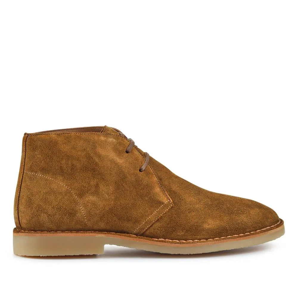 Desert1 Leather Chukka Boots - DESERT1 / 325 926 - Tan Suede sold by Jones Bootmaker