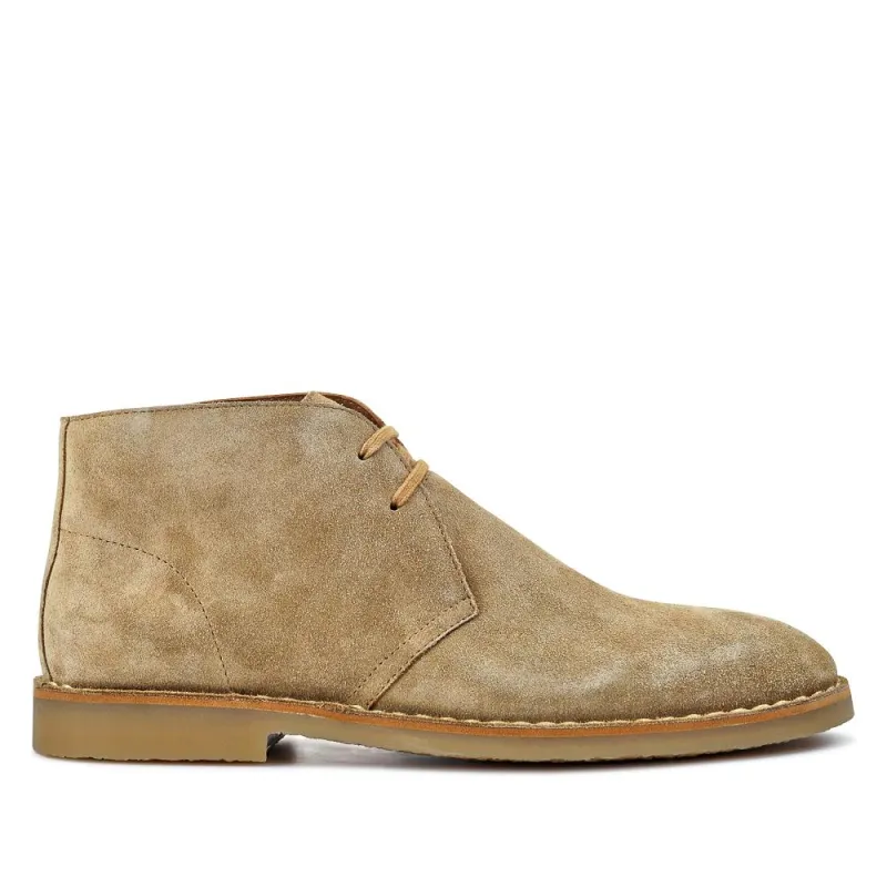 Desert1 Leather Chukka Boots - DESERT1 / 325 926 - Sand Suede sold by Jones Bootmaker