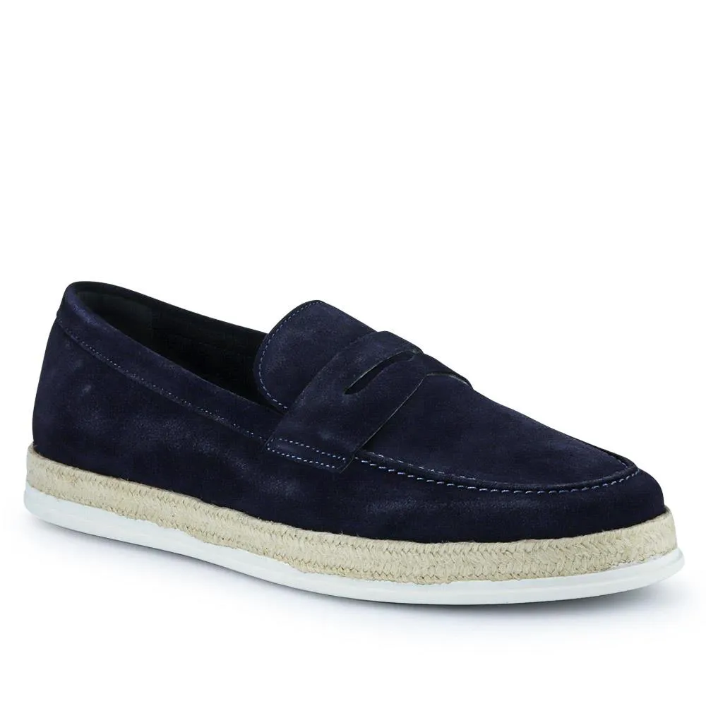 Quent Casual Slip-On Shoes - QUENT / 326 808 - Navy Suede sold by Jones Bootmaker product image thumbnail 2