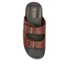 Watton Leather Slip-On Mules - WATTON / 327 023 - Dark Brown sold by Jones Bootmaker