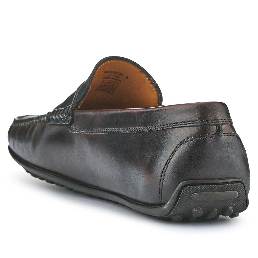 Paterson Leather Moccasins - PATERSON / 325 093 - Dark Brown sold by Jones Bootmaker product image thumbnail 5