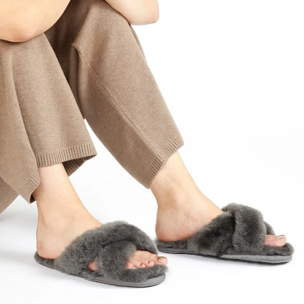 Dory Sheepskin Slippers - DORY / 322 761 - Grey sold by Jones Bootmaker product image thumbnail 5