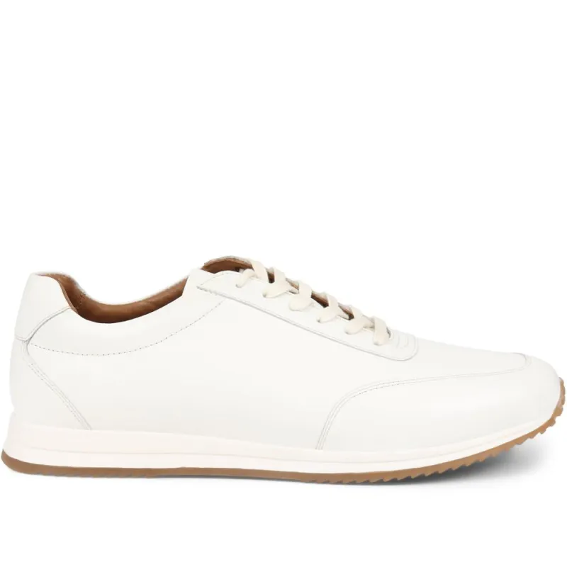 Southend2 Leather Trainers - SOUTHEND2 / 325 111 - White sold by Jones Bootmaker