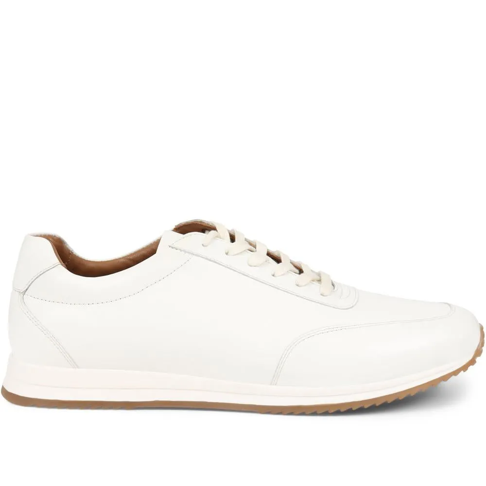 Southend2 Leather Trainers - SOUTHEND2 / 325 111 - White sold by Jones Bootmaker