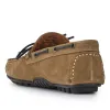 Leather Slip-On Moccasins - BARBR41501 / 327 360 - Taupe sold by Jones Bootmaker
