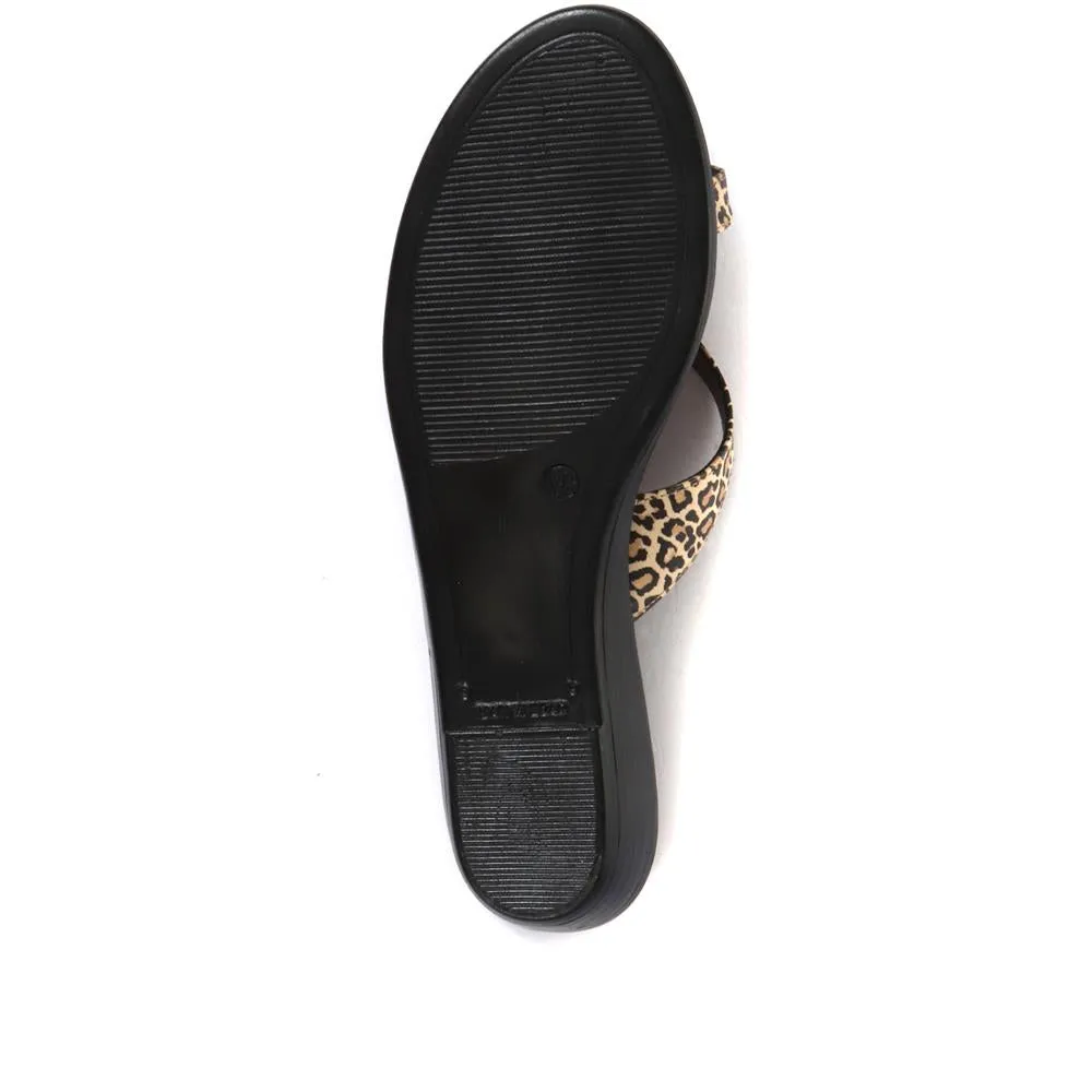 Klevina Leather Sandals - KLEVINA1 / 322 091 - Leopard sold by Jones Bootmaker product image thumbnail 4