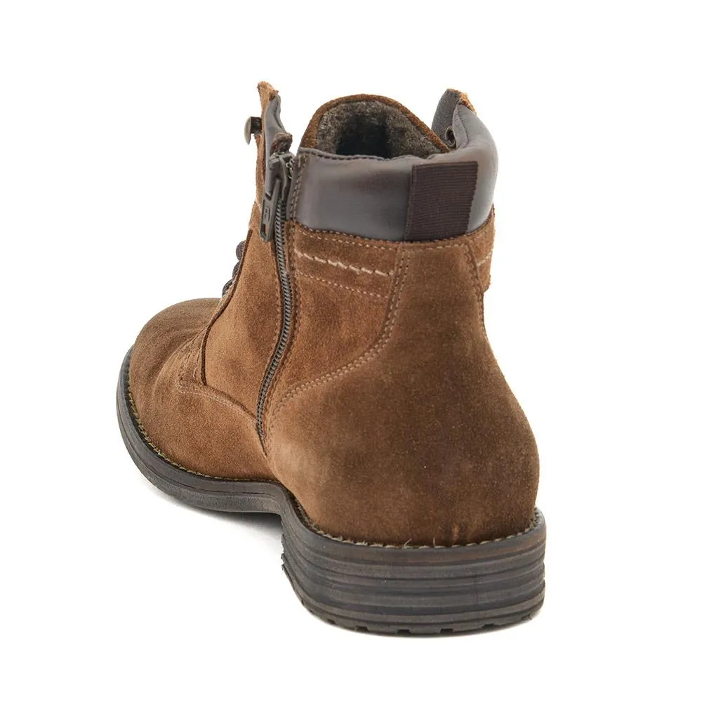 Docklands Leather Lace-Up Boots - DOCKLANDS / 321 008 - Tobacco Suede sold by Jones Bootmaker product image thumbnail 3