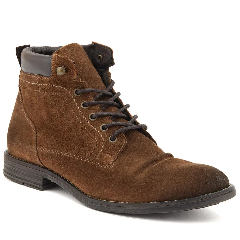 Docklands Leather Lace-Up Boots - DOCKLANDS / 321 008 - Tobacco Suede sold by Jones Bootmaker product image thumbnail 2