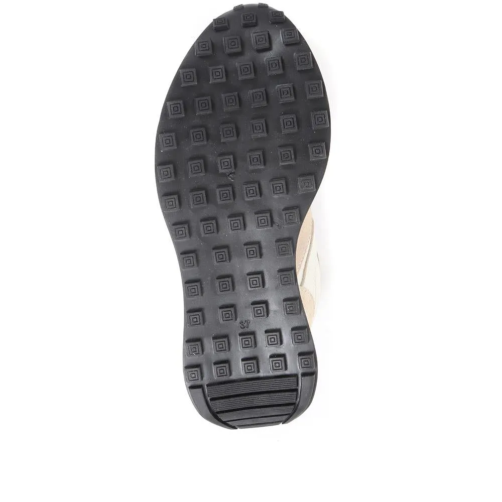 Sebastiene Retro Trainers - SEBASTIENE / 323 166 - Off White sold by Jones Bootmaker product image thumbnail 5