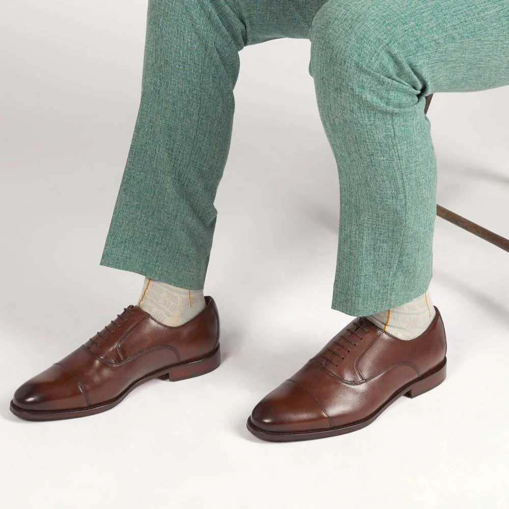 Matthew Wide Fit Oxford Shoes - MATTHEWWIDE / 322 835 - Chestnut sold by Jones Bootmaker product image thumbnail 5