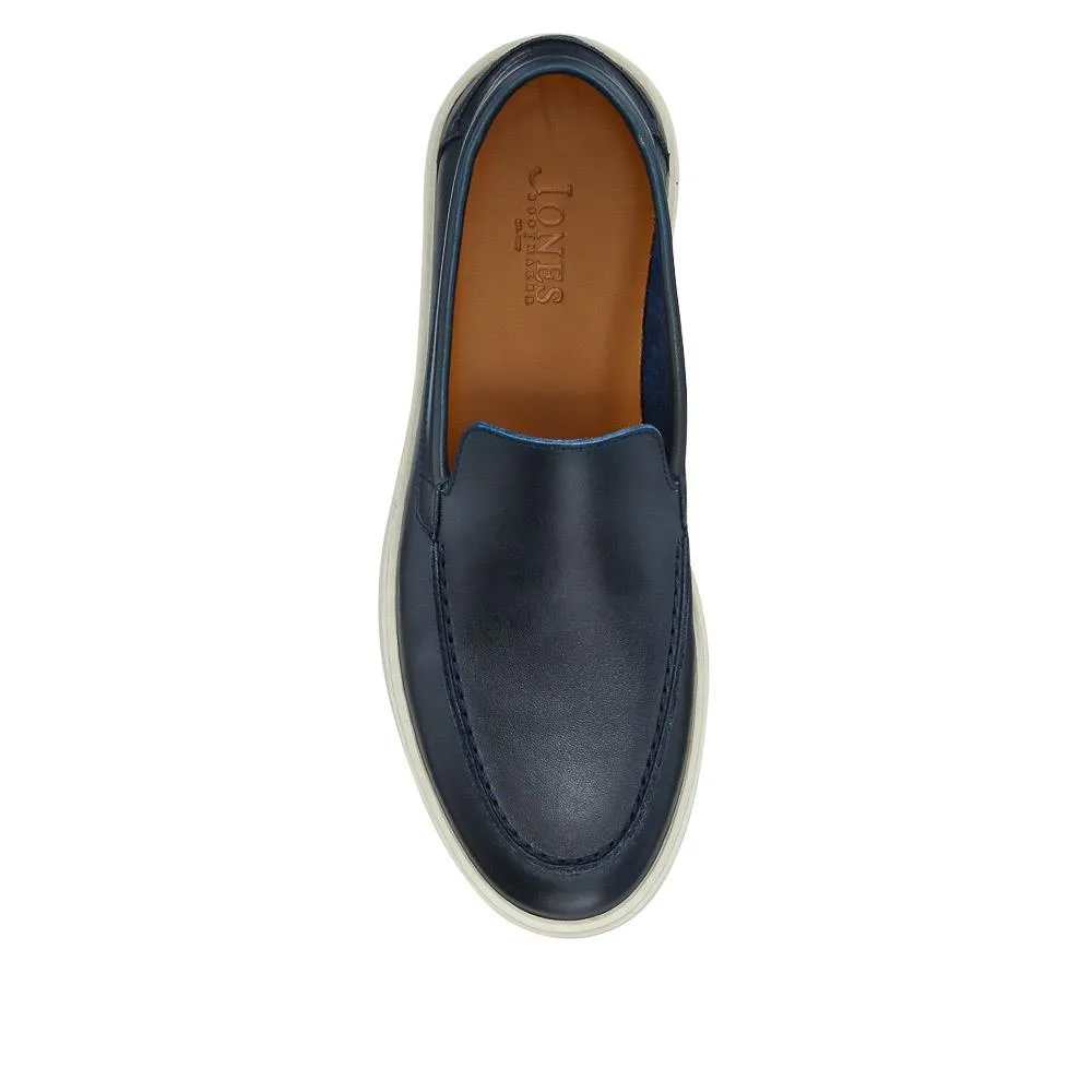 Quade Smart Leather Slip-On Shoes - QUADE / 327 428 - Navy sold by Jones Bootmaker product image thumbnail 4