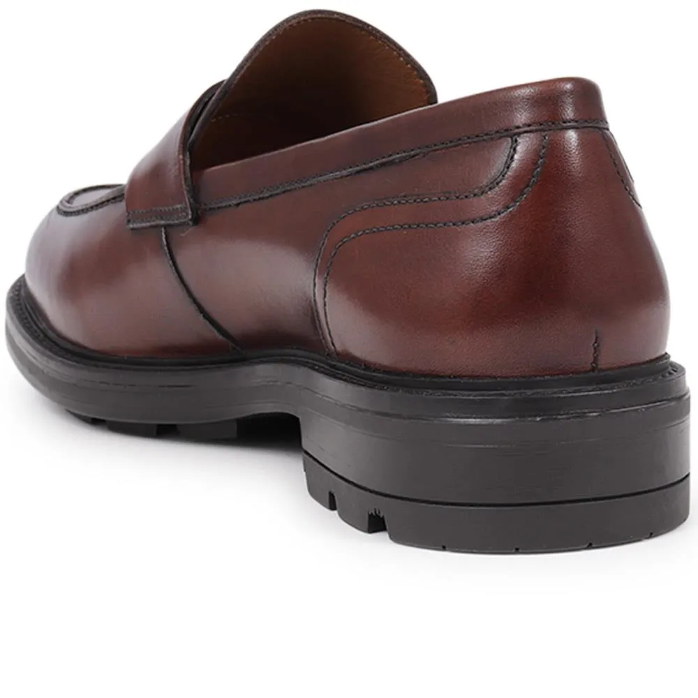 Romeo Leather Loafers - ROMEO / 325 928 - Dark Brown sold by Jones Bootmaker product image thumbnail 3