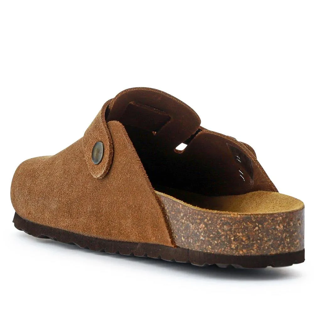 Hestina Leather Mules - HESTINA / 327 515 - Tobacco sold by Jones Bootmaker product image thumbnail 3