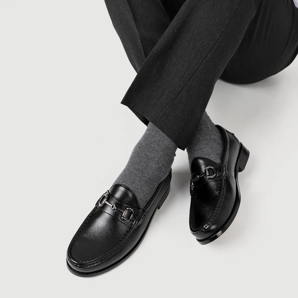 Roan Leather Slip-On Shoes - ROAN / 326 791 - Black sold by Jones Bootmaker product image thumbnail 5