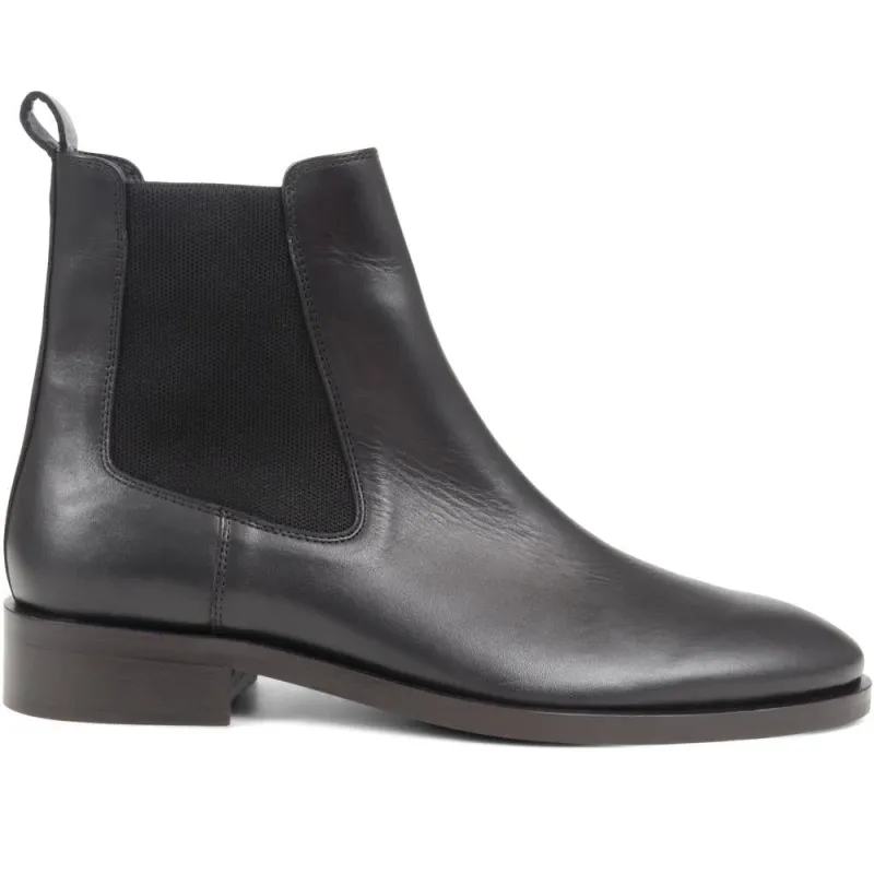 Forget-Me-Not Pointed Toe Chelsea Boots - FORGET-ME-NOT / 324 288 - Black sold by Jones Bootmaker