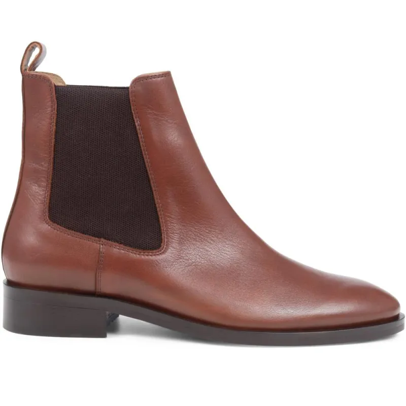 Forget-Me-Not Pointed Toe Chelsea Boots - FORGET-ME-NOT / 324 288 - Tan sold by Jones Bootmaker