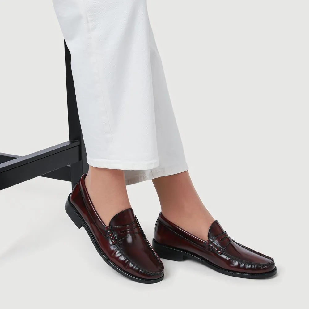 Perna Smart Leather Moccasins - PERNA / 327 304 - Burgundy sold by Jones Bootmaker product image thumbnail 5