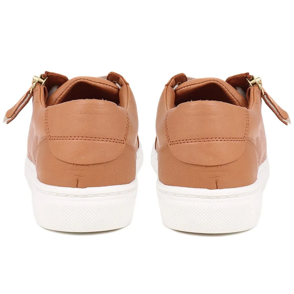 Padova2 Leather Lace-Up Trainers - PADOVA2 / 324 917 - Tan sold by Jones Bootmaker product image thumbnail 3