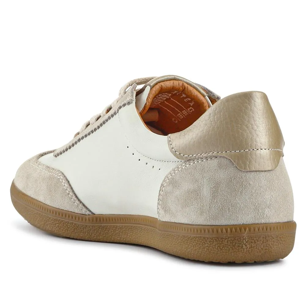 Artea Leather Trainers - ARTEA / 327 146 - Beige-Gold sold by Jones Bootmaker product image thumbnail 3