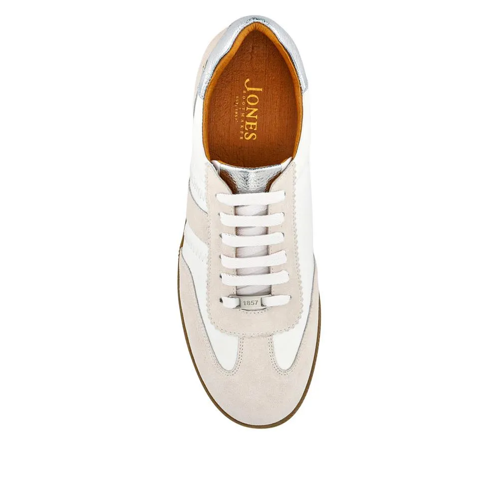 Artea Leather Trainers - ARTEA / 327 146 - White-Silver sold by Jones Bootmaker product image thumbnail 5
