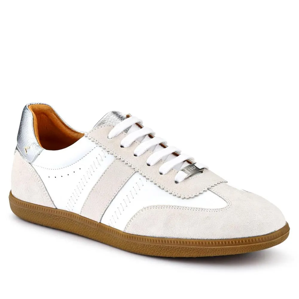 Artea Leather Trainers - ARTEA / 327 146 - White-Silver sold by Jones Bootmaker product image thumbnail 2