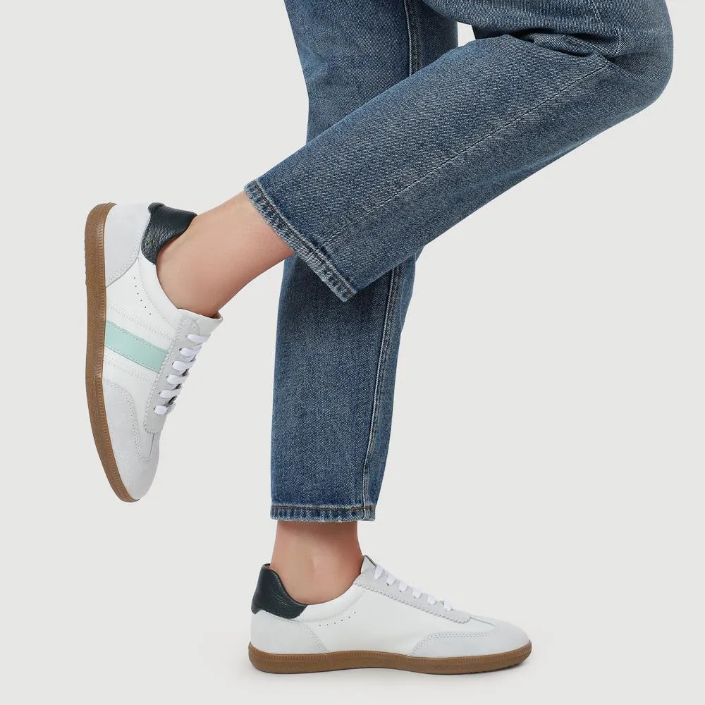 Artea Leather Trainers - ARTEA / 327 146 - White-Green sold by Jones Bootmaker product image thumbnail 5