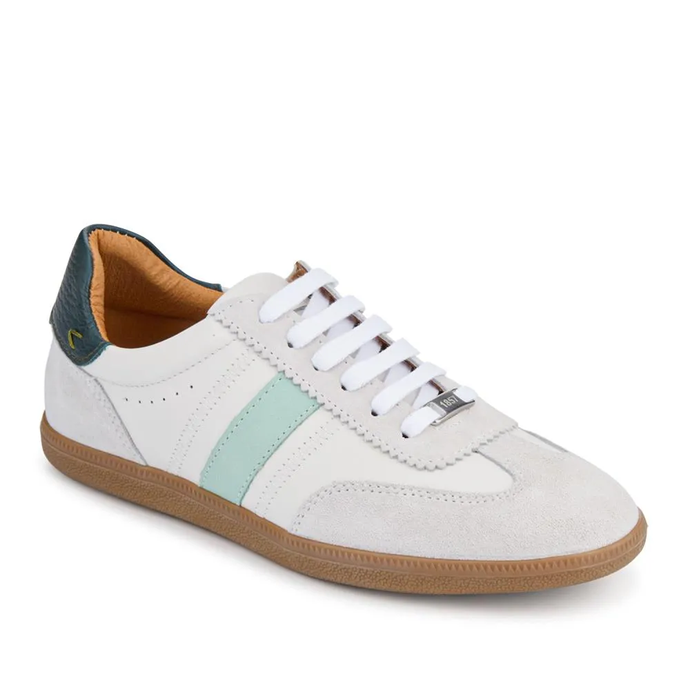 Artea Leather Trainers - ARTEA / 327 146 - White-Green sold by Jones Bootmaker product image thumbnail 2