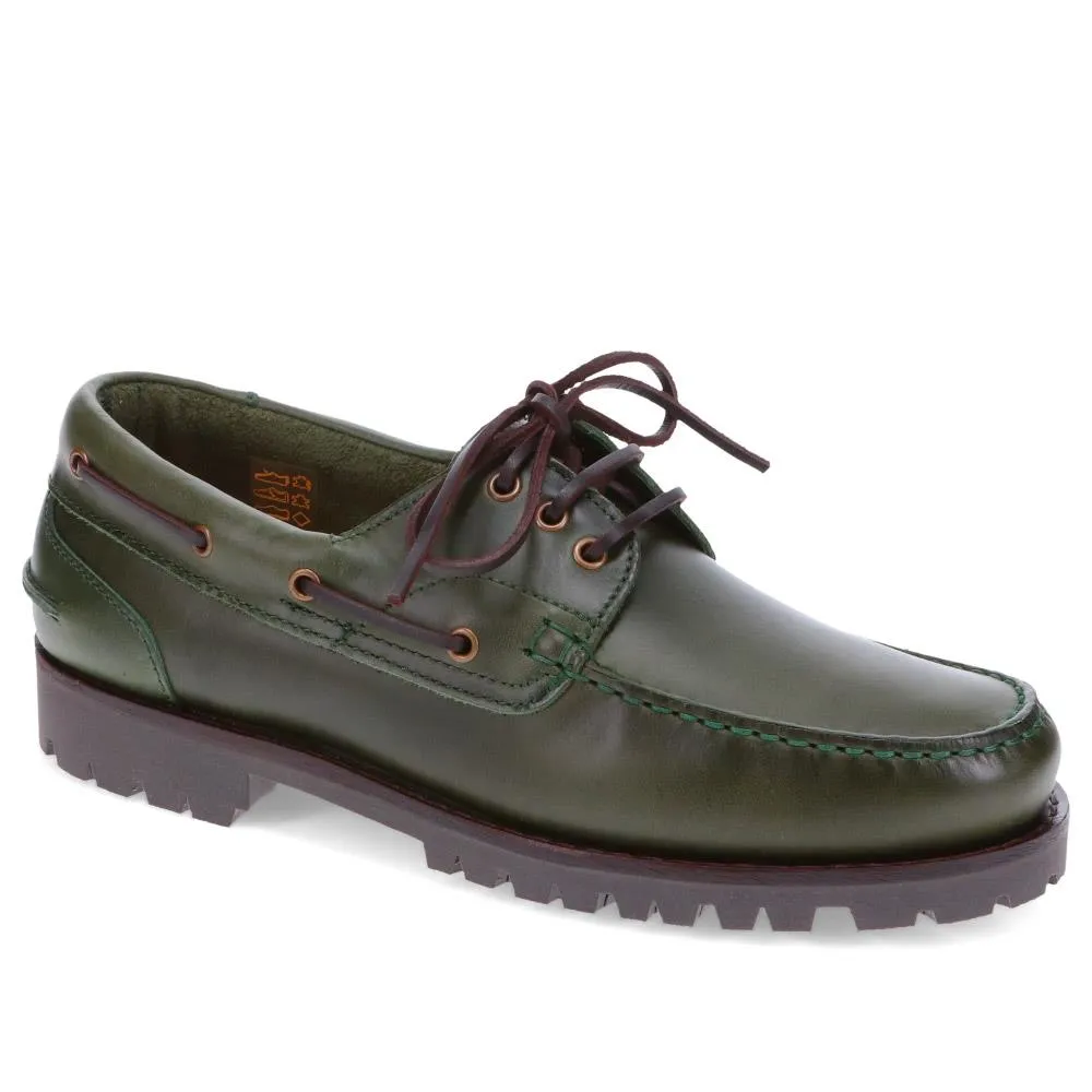 Pickering2 Leather Boat Shoes - PICKERING2 / 325 137 - Khaki sold by Jones Bootmaker product image thumbnail 2