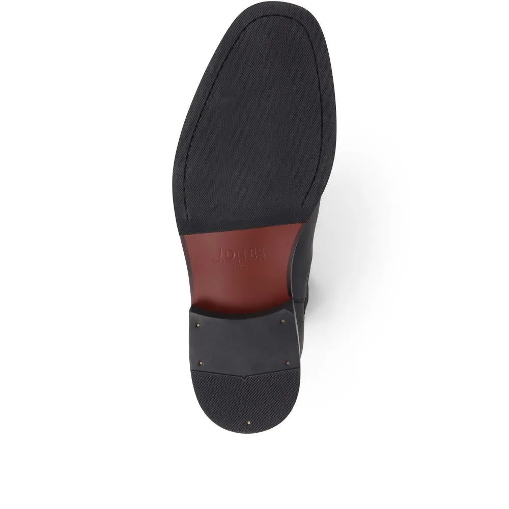 Debden Oiled Nubuck Leather Chelsea Boots - DEBDEN / 320 461 - Black Nubuck sold by Jones Bootmaker product image thumbnail 4