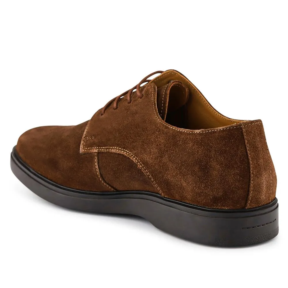 Kade Leather Lace-Up Shoes - KADE / 326 486 - Brown Suede sold by Jones Bootmaker product image thumbnail 3