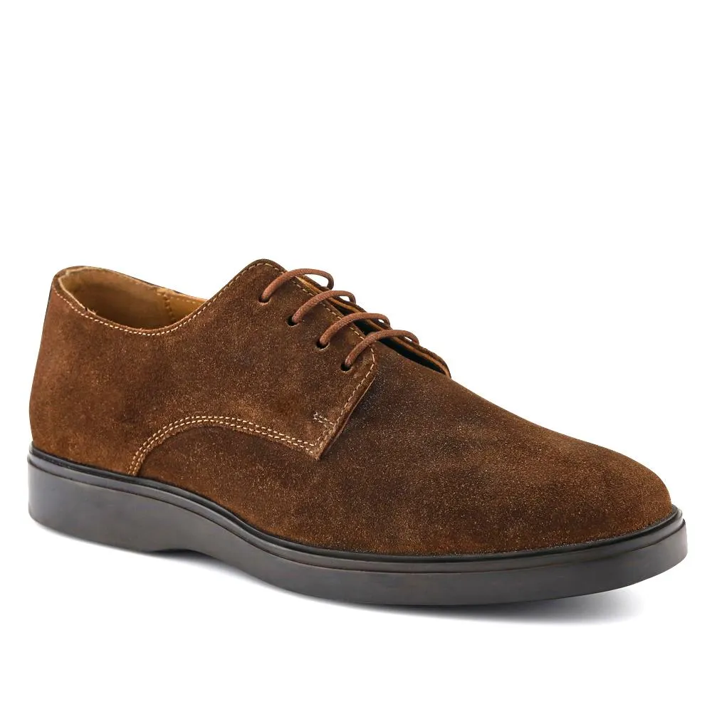 Kade Leather Lace-Up Shoes - KADE / 326 486 - Brown Suede sold by Jones Bootmaker product image thumbnail 2