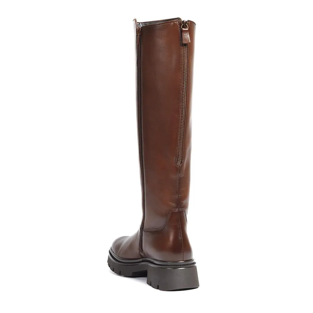 Match Chunky Leather Long Boots - GAB40515 / 325 889 - Tan sold by Jones Bootmaker product image thumbnail 3