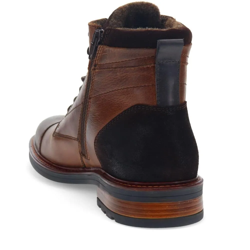 Dusseldorf Leather Lace-Up Boots - DUSSELDORF / 323 686 - Brown sold by Jones Bootmaker product image thumbnail 3