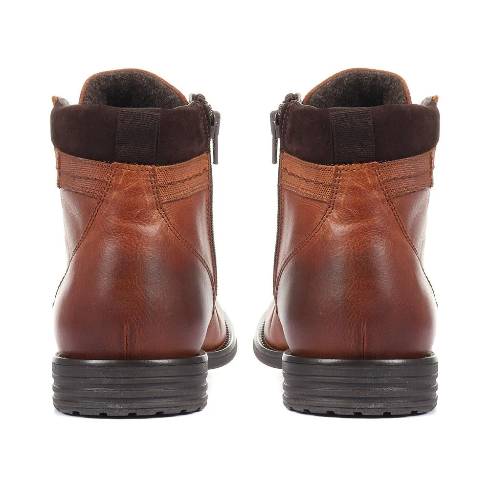 Docklands Leather Lace-Up Boots - DOCKLANDS / 321 008 - Dark Tan sold by Jones Bootmaker product image thumbnail 3