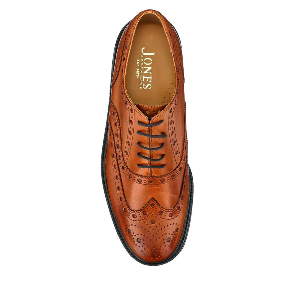 Bertie Oxford Men's Brogues - BERTIE / 319 278 - British Tan sold by Jones Bootmaker product image thumbnail 4