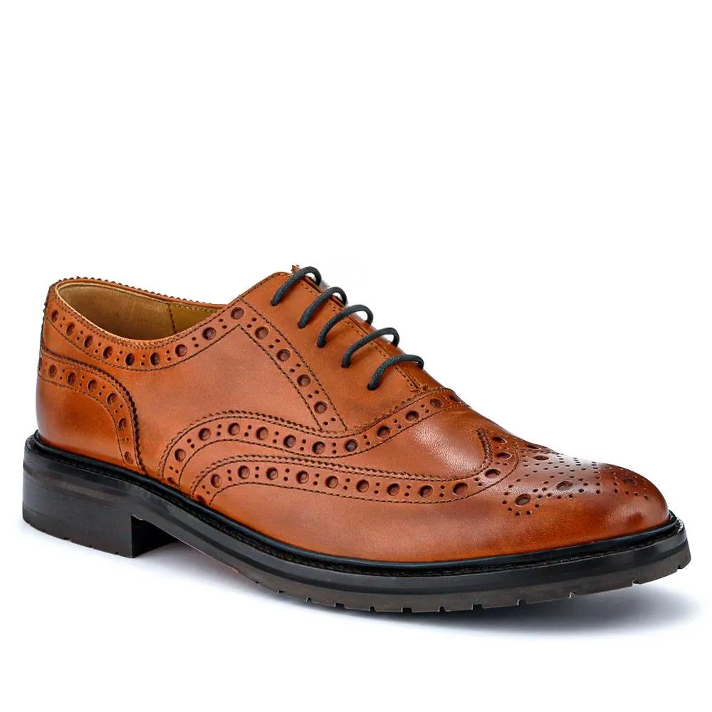Bertie Oxford Men's Brogues - BERTIE / 319 278 - British Tan sold by Jones Bootmaker product image thumbnail 2