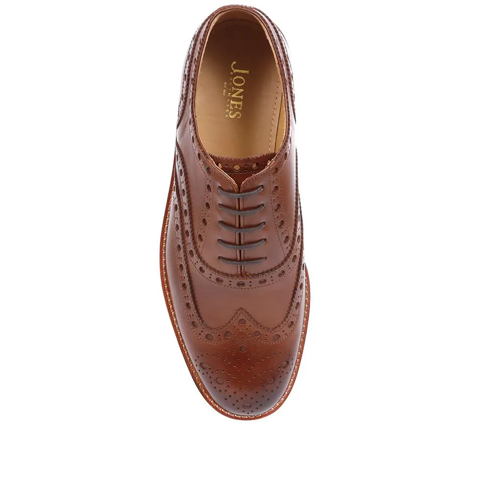 Bertie Oxford Men's Brogues - BERTIE / 319 278 - Brown sold by Jones Bootmaker product image thumbnail 4