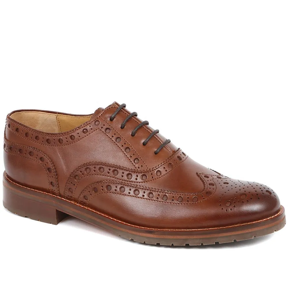 Bertie Oxford Men's Brogues - BERTIE / 319 278 - Brown sold by Jones Bootmaker product image thumbnail 2
