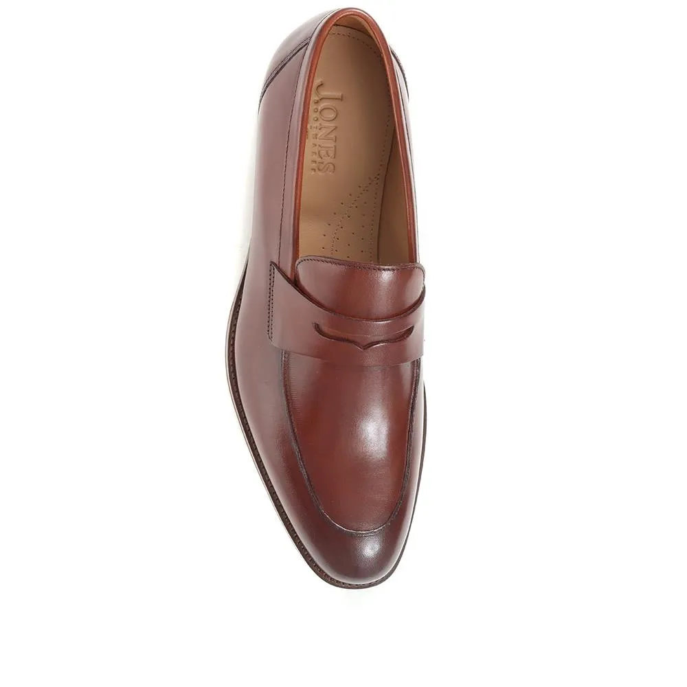 Russell Leather Penny Loafers - RUSSELL / 320 483 - Chestnut sold by Jones Bootmaker product image thumbnail 4