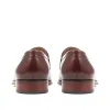 Russell Leather Penny Loafers - RUSSELL / 320 483 - Chestnut sold by Jones Bootmaker