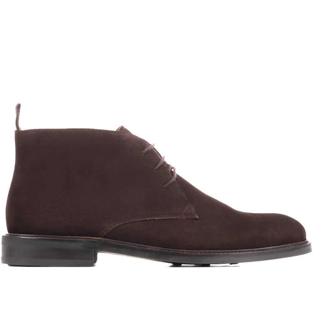 Deacon Suede Chukka Boots - DEACON / 319 224 - Brown Suede sold by Jones Bootmaker